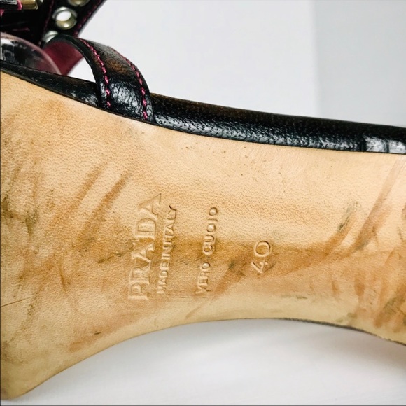EUC Prada Strappy Stilettos - Picture 4 of 7